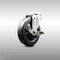 Service Caster 5 Inch 316SS Hard Rubber Wheel Swivel Bolt Hole Caster with Brake SCC-SS316BH20S514-HRS-TLB - alternate 1